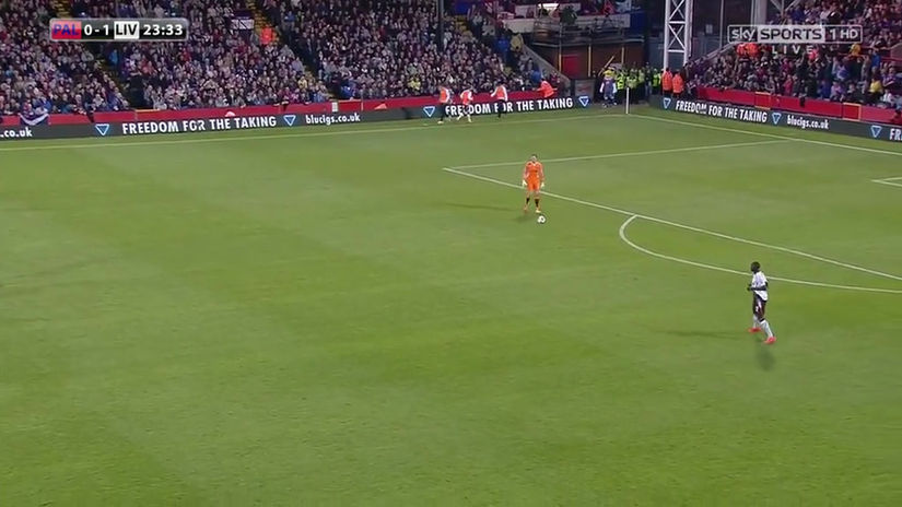 Crystal Palace v Liverpool (2013-2014 Premier League Season- First Half)